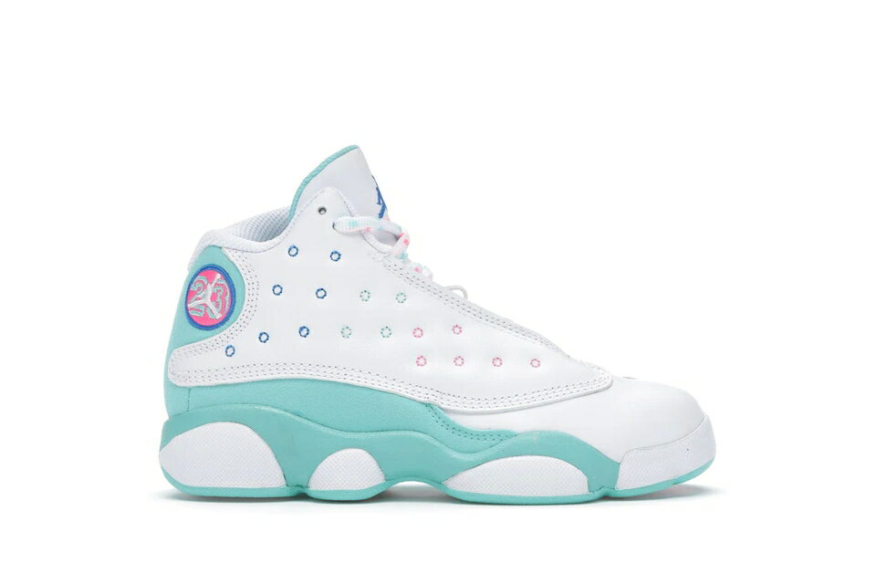 ナイキ ジョーダン サーティーン 白色 ホワイト 緑 グリーン ピンク 【 JORDAN 13 RETRO WHITE SOAR GREEN PINK (PS) / WHITE SOAR GREEN PINK 】 キッズ ベビー マタニティ スニーカー