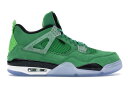 ナイキ ジョーダン 緑 グリーン 白色 ホワイト スニーカー メンズ 【 JORDAN 4 RETRO WAHLBURGERS / GREEN WHITE 】