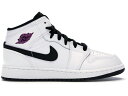 ナイキ ジョーダン ミッド 白色 ホワイト 黒色 ブラック ブラスト 【 JORDAN 1 MID WHITE BLACK FUCHSIA BLAST (GS) / WHITE BLACK FUCHSIA BLAST 】 キッズ ベビー マタニティ スニーカー