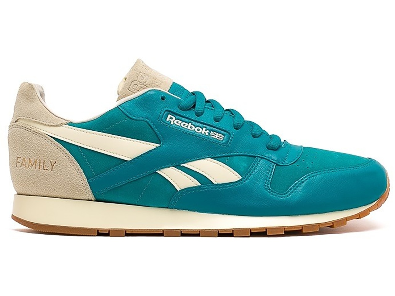 リーボック REEBOK クラシック レザー ラバー スニーカー 【 CLASSIC LEATHER BURN RUBBER SPIRIT OF DETROIT TURQUOISE CHALKWHITE 】