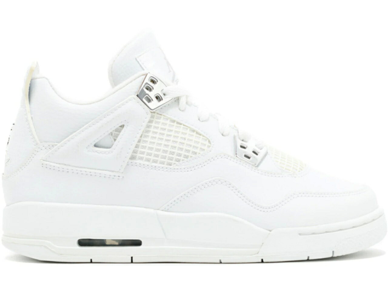 ナイキ ジョーダン JORDAN ピュア ジュニア キッズ 【 4 RETRO PURE MONEY 2006 GS WHITE METALLIC SILVER 】