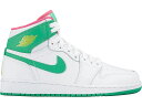 ナイキ ジョーダン JORDAN ハイ ジュニア キッズ 【 1 RETRO HIGH EASTER 2017 GS WHITE GAMMA GREENVIVID PINKCYBER 】