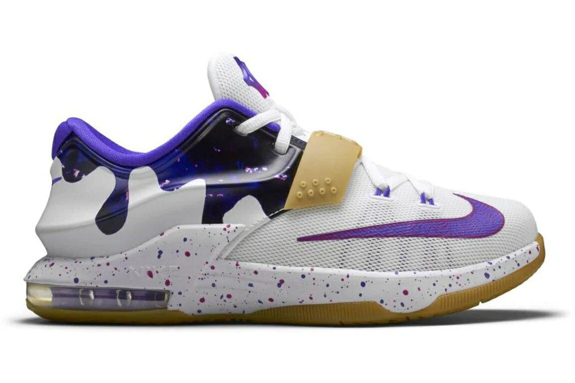 ナイキ NIKE ジュニア キッズ 【 KD 7 PEANUT BUTTER JELLY GS WHITE HYPER GRAPEFUCHSIA FORCETEAM ORANGE 】