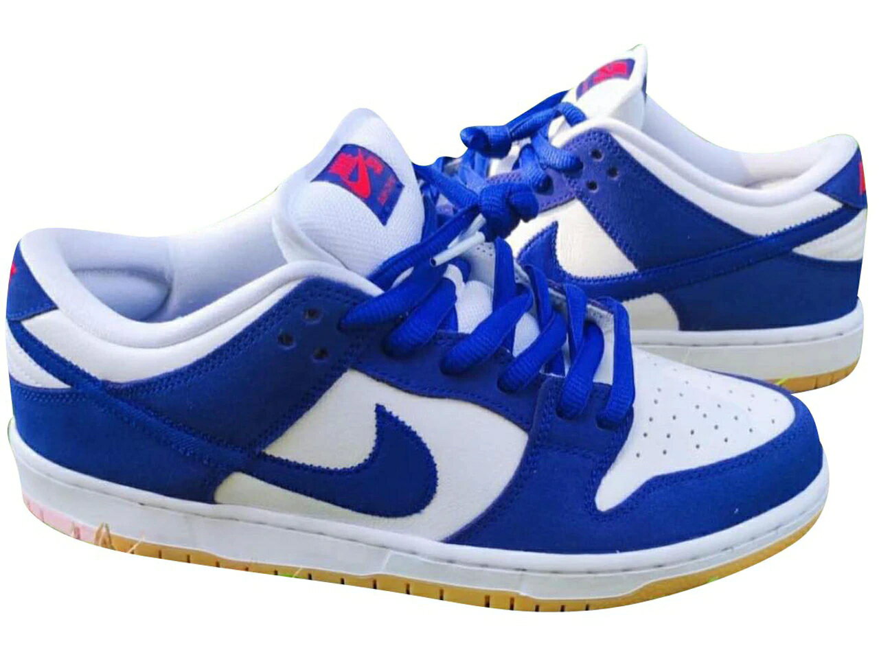 ナイキ NIKE エスビー ダンク ダンクロー ロサンゼルス ドジャース スニーカー 【 SB DEEP ROYAL BLUE WHITESPORT REDGUM LIGHT BROWN 】