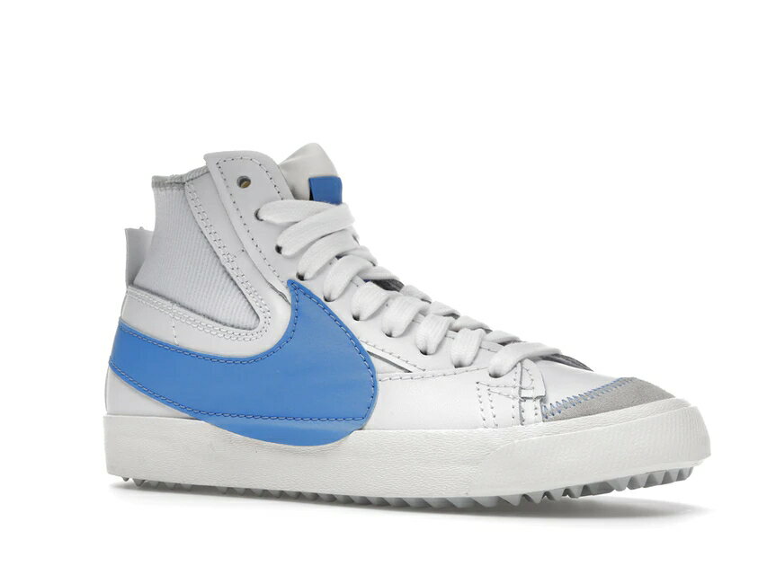 ナイキ NIKE ブレイザー ミッド ジャンボ 白色 ホワイト スニーカー 【 BLAZER MID 77 JUMBO WHITE UNIVERSITY BLUE 】