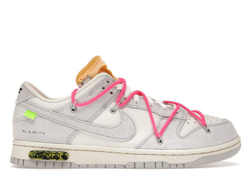 ナイキ NIKE ダンク オフホワイト ダンクロー スニーカー 【 OFFWHITE LOT 17 SAIL NEUTRAL GREYHYPER PINK 】