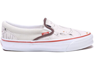 ヴァンズ VANS バンズ ボルト クラシック スリッポン スニーカー 【 SLIPON VAULT OG CLASSIC LX JAVIER CALLEJA TURTLEDOVE TRUE WHITE 】