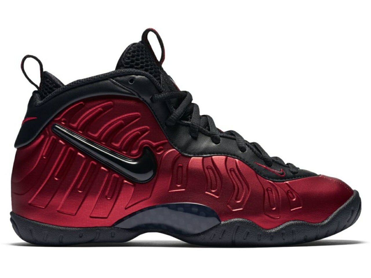 ナイキ フォームポジット プロ 赤 レッド 黒色 ブラック エアフォームポジットプロ 【 NIKE AIR FOAMPOSITE PRO UNIVERSITY RED (GS) / UNIVERSITY RED BLACK 】 キッズ ベビー マタニティ スニーカー