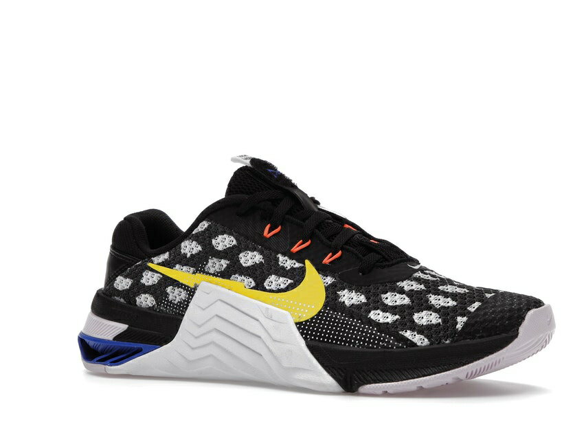 ナイキ NIKE 黒色 ブラック 白色 ホワイト スニーカー 【 METCON 7 BLACK WHITE PATTERN RACER BLUE YELLOW STRIKE 】