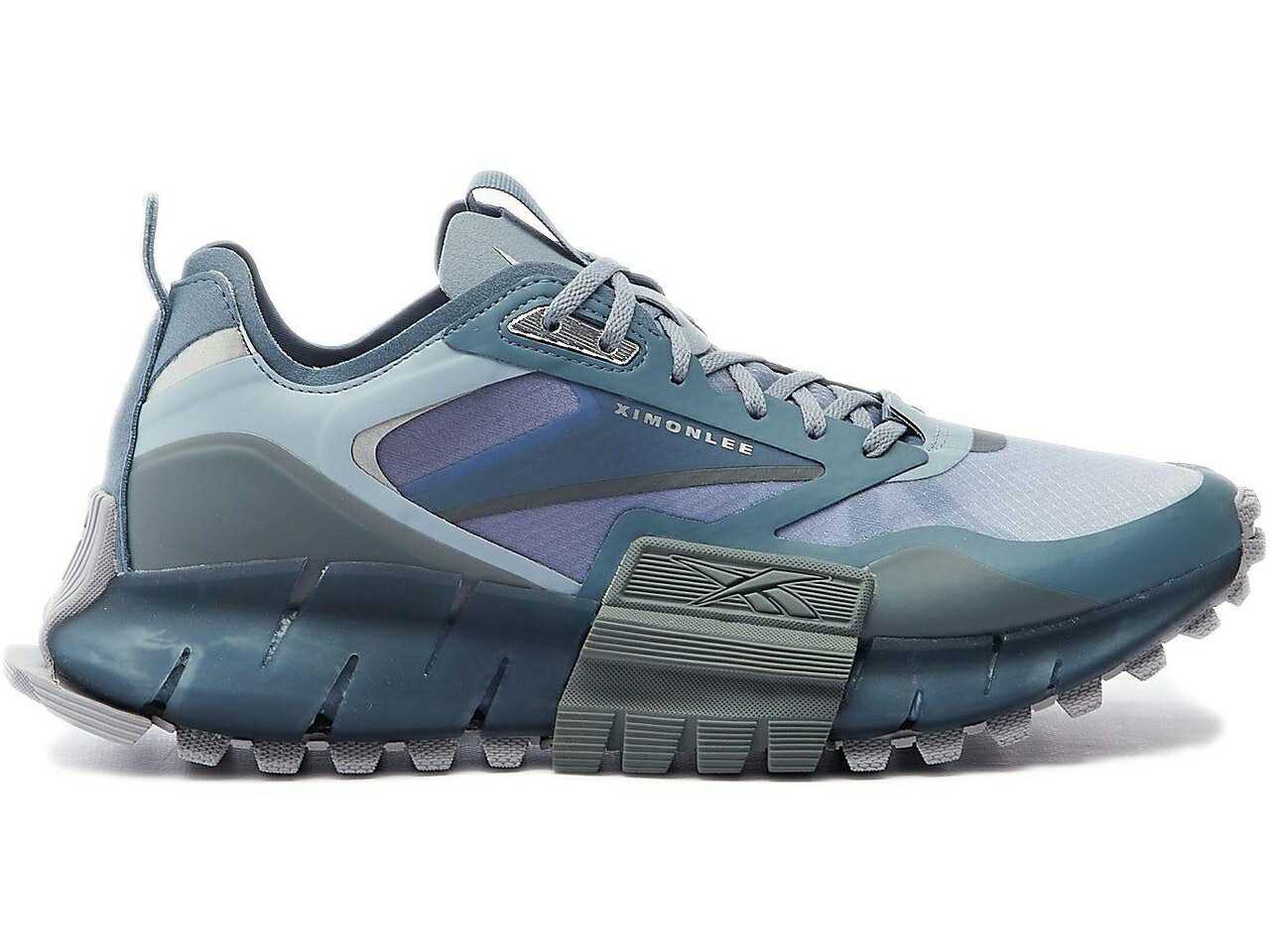 リーボック ジグ 灰色 グレー 白色 ホワイト 青色 ブルー スニーカー メンズ 【 REEBOK ZIG KINETICA HORIZON EDGE XIMON LEE METALLIC GREY SNAKE / METALLIC GREY WHITE ALLOY BLUE 】