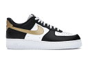 iCL F ubN F zCg S[h GAtH[X Xj[J[ Y y NIKE AIR FORCE 1 LOW BLACK WHITE METALLIC GOLD / BLACK WHITE METALLIC GOLD z