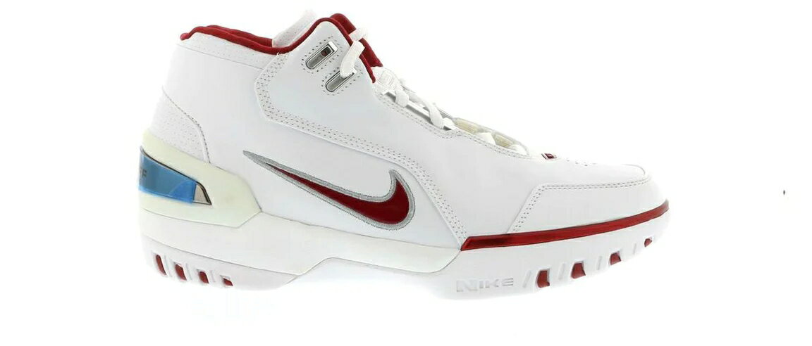 ナイキ NIKE ズーム 白色 ホワイト スニーカー 【 AIR ZOOM GENERATION WHITE VARSITY CRIMSON 】