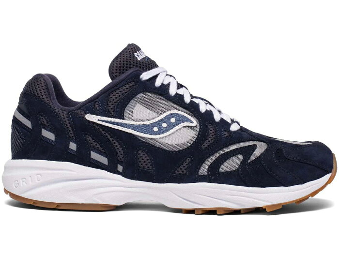 サッカニー SAUCONY 紺色 ネイビー スニーカー 【 GRID AZURA 2000 DARK NAVY GUM SILVER 】