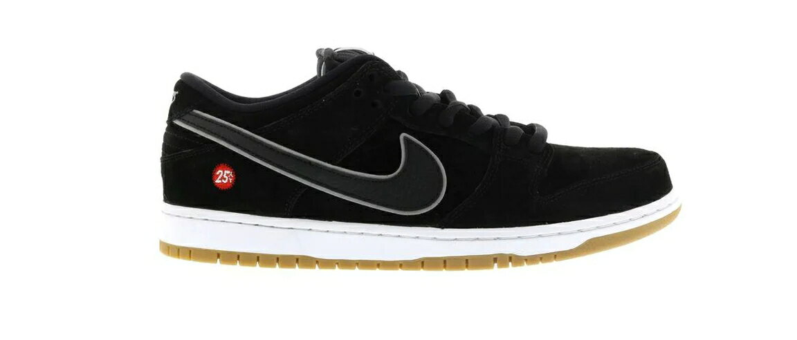 ナイキ NIKE エスビー ダンク ダンクロー スニーカー 【 SB QUARTERSNACKS BLACK BLACKREFLECTIVE SILVER 】