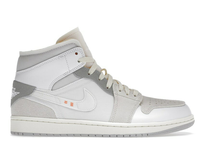 iCL W[_ ~bh F zCg DF O[  IW Xj[J[ Y y JORDAN 1 MID SE CRAFT INSIDE OUT WHITE GREY / WHITE PHANTOM GREY SAIL ORANGE z