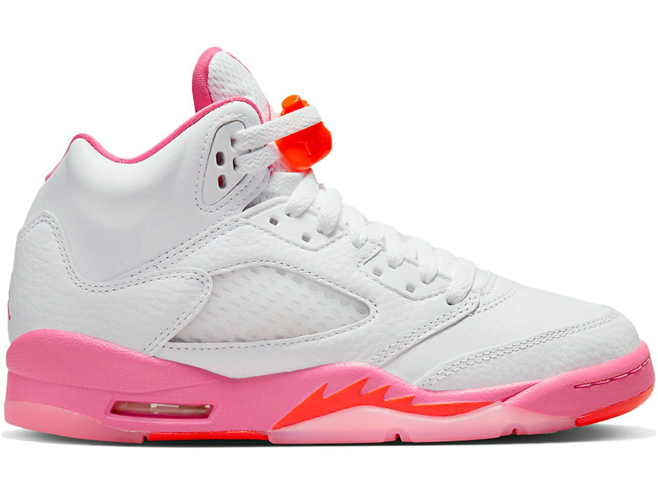 ナイキ ジョーダン JORDAN 橙 オレンジ ジュニア キッズ 【 ORANGE 5 RETRO WNBA PINKSICLE SAFETY GS WHITE 】