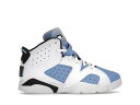 ナイキ ジョーダン JORDAN 白色 ホワイト キッズ 【 6 RETRO UNC WHITE PS UNIVERSITY BLUE BLACK 】