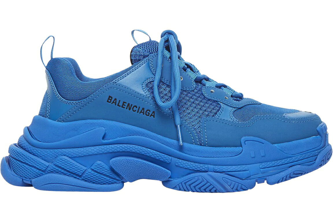 バレンシアガ 青色 ブルー スニーカー メンズ 【 BALENCIAGA TRIPLE S BLUE / 】