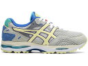 アシックス 灰色 グレー 黄色 イエロー 青色 ブルー スニーカー メンズ 【 ASICS GEL-MC PLUS BODEGA / GREY YELLOW BLUE 】