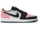 ナイキ ジョーダン 黒色 ブラック ジュニア キッズ 【 JORDAN 1 LOW OG BLEACHED CORAL (GS) / BLACK BLEACHED CORAL-WHITE-GREY FOG 】 キッズ ベビー マタニティ スニーカー