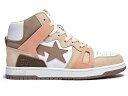 xCv F uE F zCg Xj[J[ Y y BAPE A BATHING APE STA 93 HI BROWN / BROWN WHITE TAN z