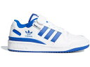 アディダス フォーラム 白色 ホワイト 青色 ブルー 【 ADIDAS FORUM LOW WHITE ROYAL BLUE (YOUTH) / CLOUD WHITE ROYAL BLUE CLOUD WHITE 】 キッズ ベビー マタニティ スニーカー