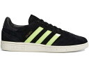 アディダス ビンテージ ヴィンテージ コア 黒色 ブラック ライム スニーカー メンズ 【 ADIDAS BUSENITZ VINTAGE CORE BLACK PULSE LIME / CORE BLACK PULSE LIME CHALK 】