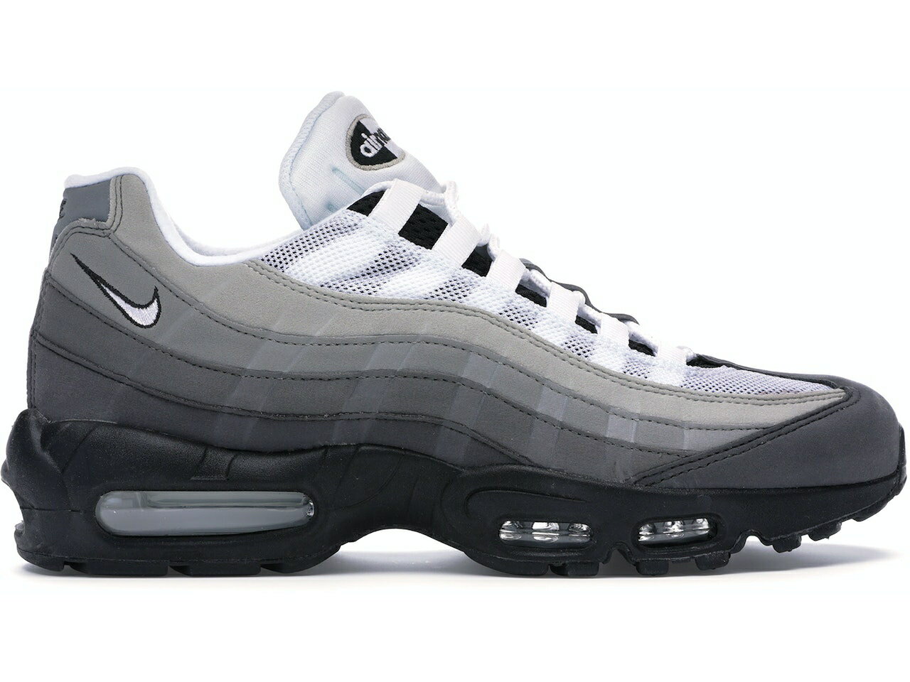 ナイキ マックス 黒色 ブラック 白色 ホワイト エアマックス スニーカー メンズ 【 NIKE AIR MAX 95 OG BLACK ANTHRACITE / BLACK ANTHRACITE GRANITE WHITE 】