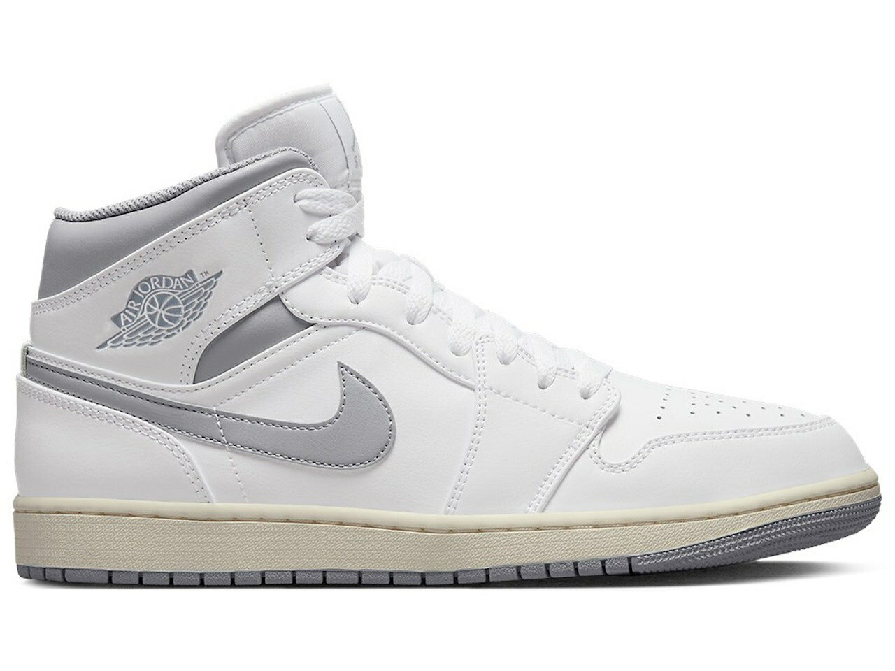 iCL W[_ ~bh DF O[ F zCg Xj[J[ Y y JORDAN AIR 1 MID NEUTRAL GREY / WHITE NEUTRAL GREY z