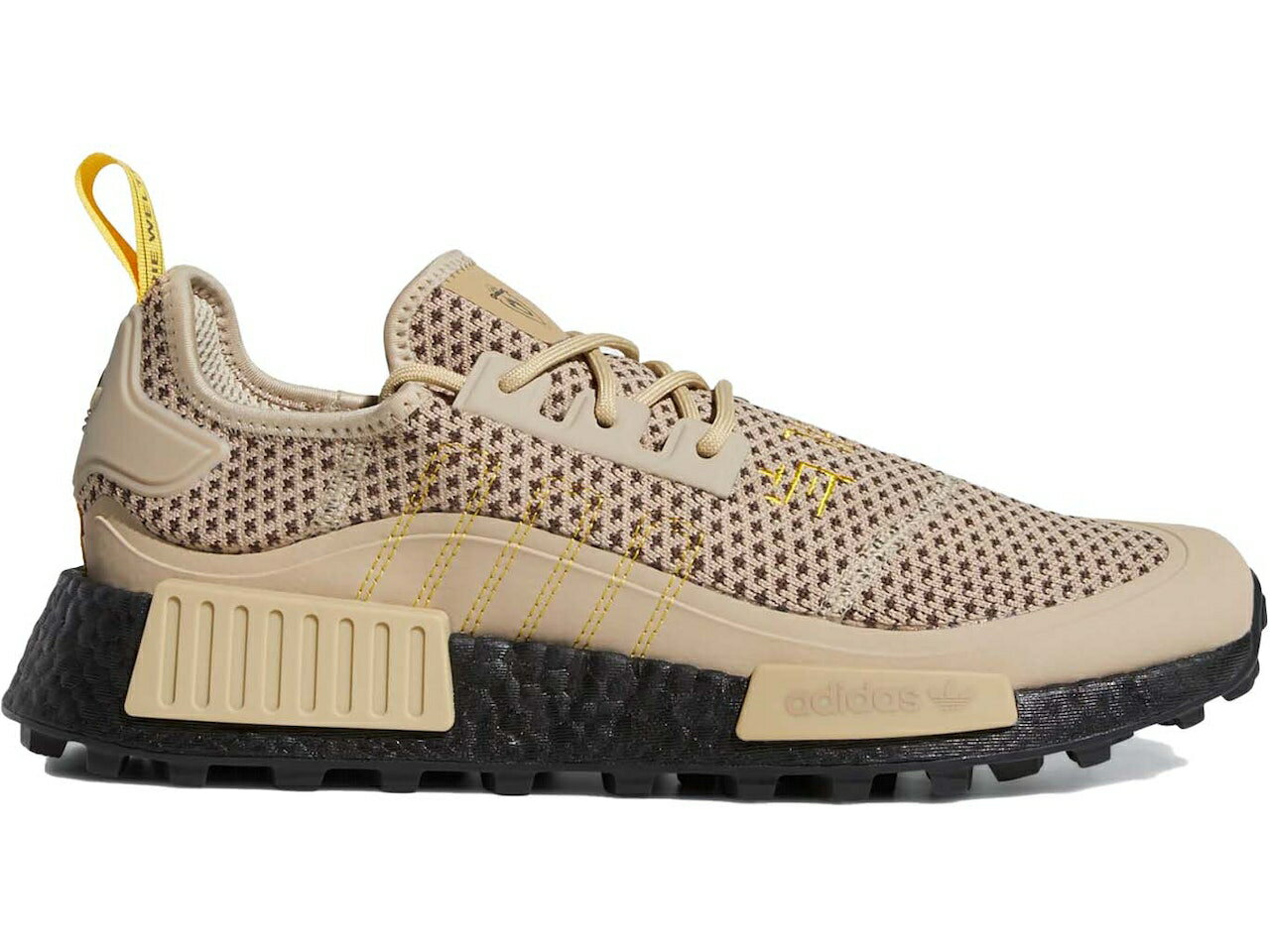 アディダス ADIDAS ギャラクシー スニーカー 【 NMD R1 TRAIL GUARDIANS OF THE GALAXY GROOT TRACE KHAKI HAZY YELLOW CORE BLACK 】