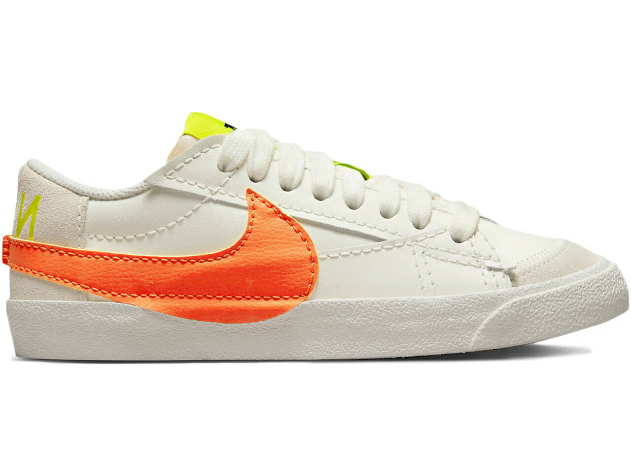 ナイキ ブレイザー ジャンボ 橙 オレンジ ラッシュ 緑 グリーン WOMEN 039 S スニーカー レディース 【 NIKE BLAZER LOW 77 JUMBO SAIL ORANGE (WOMEN 039 S) / SAIL RUSH ORANGE ATOMIC GREEN 】