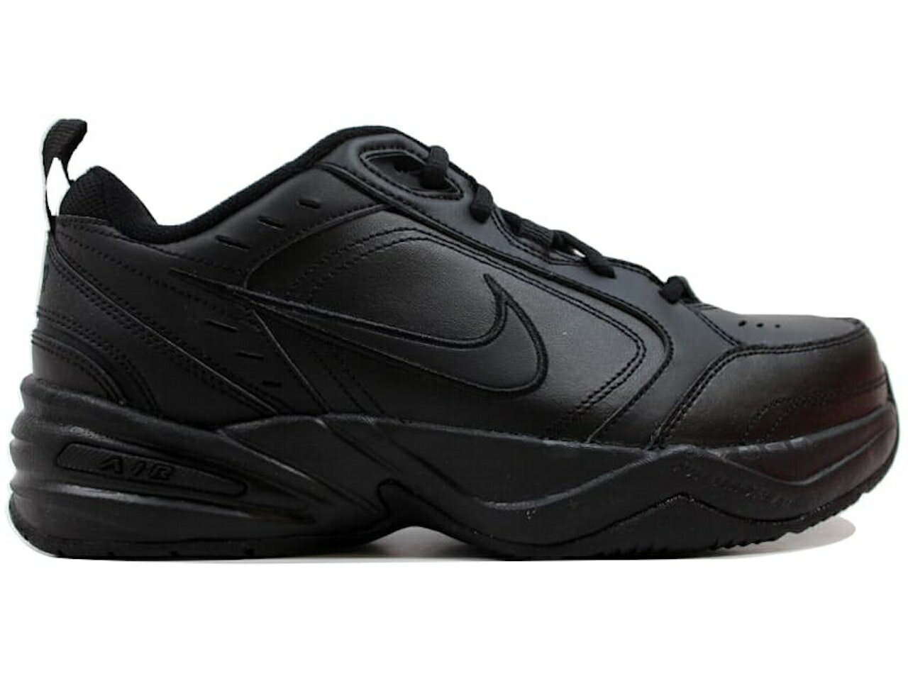 ナイキ モナーク 黒色 ブラック スニーカー メンズ 【 NIKE AIR MONARCH IV 4E WIDE / BLACK BLACK 】