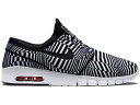 ナイキ エスビー マックス 白色 ホワイト 黒色 ブラック スニーカー メンズ 【 NIKE SB STEFAN JANOSKI MAX DAZZLE / WHITE BLACK 】