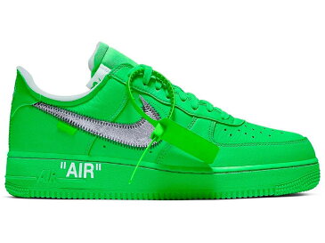 ナイキ NIKE オフホワイト 緑 グリーン エアフォース スニーカー 【 GREEN 1 LOW OFFWHITE LIGHT SPARK METALLIC SILVERLIGHT 】