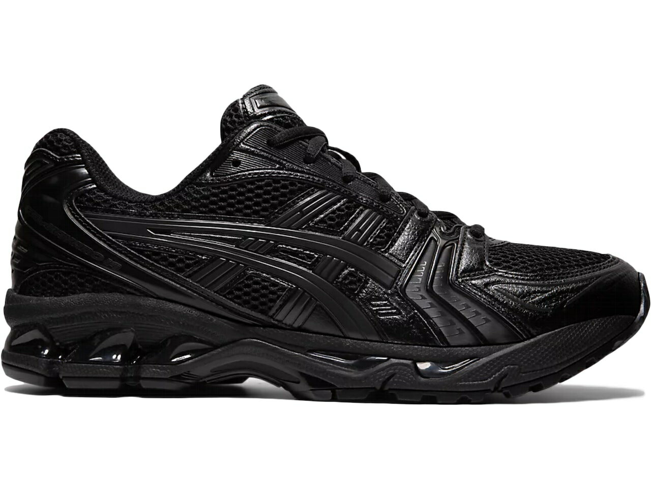 アシックス ASICS スニーカー 【 GELKAYANO 14 TRIPLE BLACK GRAPHITE GREY 】