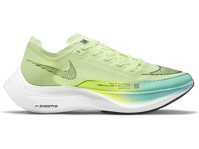 ナイキ NIKE NEXT% レディース スニーカー 【 ZOOMX VAPORFLY 2 BARELY VOLT TURQUOISE WOMENS BLACK DYNAMIC IRIS WHISPERERPHOTON DUST 】