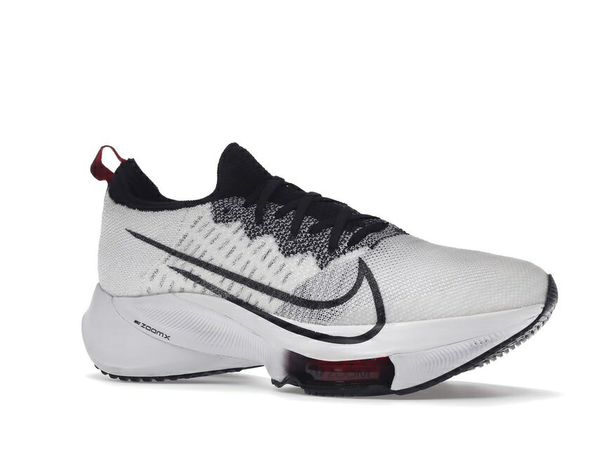 ナイキ NIKE ズーム フライニット 白色 ホワイト NEXT% RED+E23 スニーカー 【 AIR ZOOM TEMPO FLYKNIT WHITE UNIVERSITY BLACK RED 】