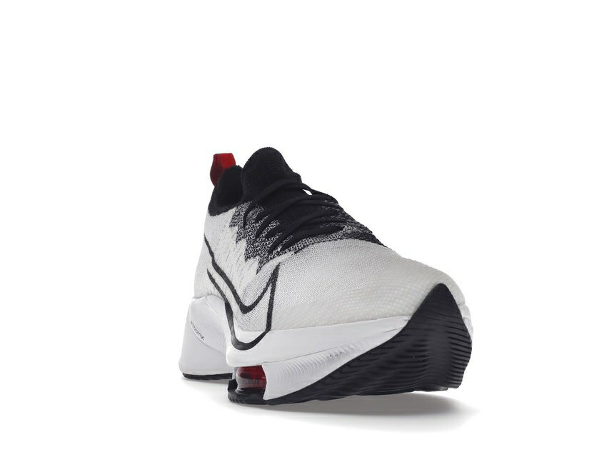 ナイキ NIKE ズーム フライニット 白色 ホワイト NEXT% RED+E23 スニーカー 【 AIR ZOOM TEMPO FLYKNIT WHITE UNIVERSITY BLACK RED 】