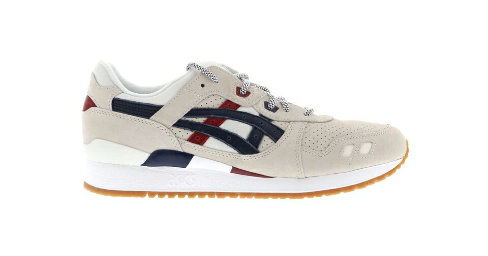 アシックス ASICS ゲルライト スニーカー 運動靴 ゲーム 【 GAME GELLYTE III PACKER SHOES SET MATCH CREAM NAVY 】