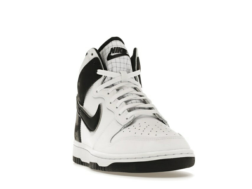 ナイキ NIKE ダンク ハイ 白色 ホワイト 黒色 ブラック ダンクハイ スニーカー 【 RETRO SE WHITE BLACK CAMO BLACKWHITE 】