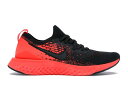 ナイキ エピック リアクト フライニット 黒色 ブラック クリムゾン スニーカー メンズ 【 NIKE EPIC REACT FLYKNIT 2 BLACK BRIGHT CRIMSON INFRARED / BLACK BRIGHT CRIMSON INFRARED 】