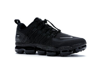 ナイキ NIKE エア ラン 黒 ブラック スニーカー 【 AIR BLACK VAPORMAX RUN UTILITY REFLECT SILVER SILVERBLACKBLACK 】 メンズ