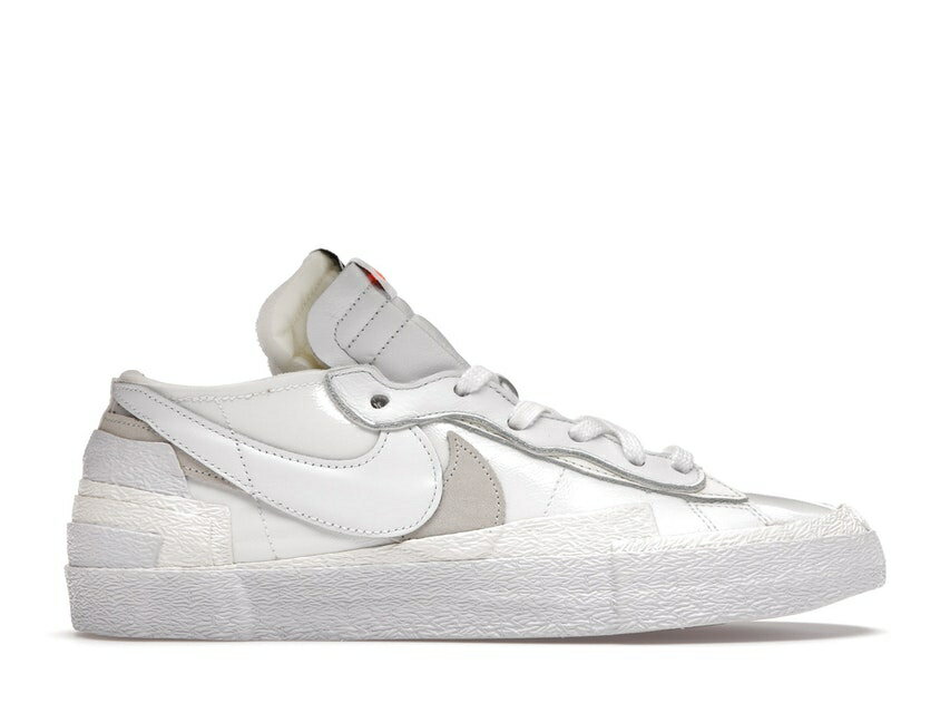 ナイキ NIKE ブレイザー 白色 ホワイト パテント スニーカー 【 BLAZER LOW SACAI WHITE PATENT LEATHER SAIL 】