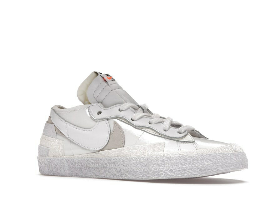 ナイキ NIKE ブレイザー 白色 ホワイト パテント スニーカー 【 BLAZER LOW SACAI WHITE PATENT LEATHER SAIL 】