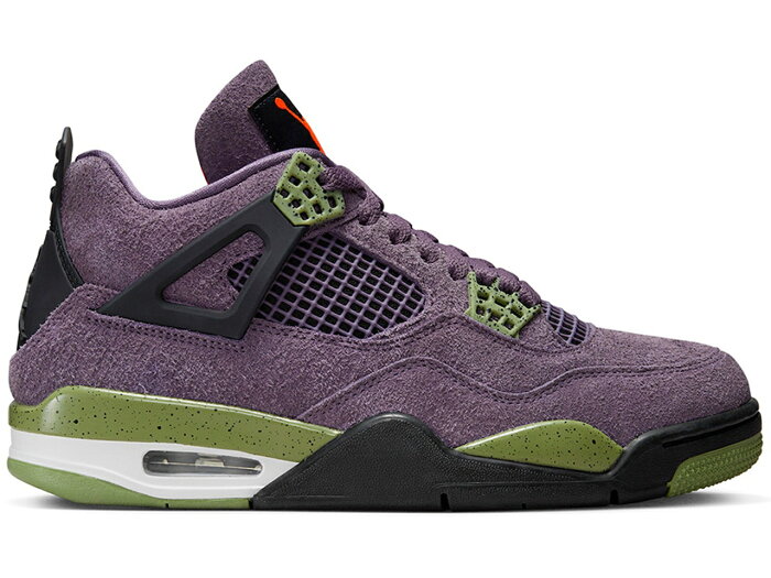 ナイキ ジョーダン JORDAN 紫 パープル レディース スニーカー 【 PURPLE 4 RETRO CANYON WOMENS ANTHRACITE ALLIGATOR SAFETY ORANGE 】