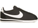 ナイキ クラシック コルテッツ ナイロン 黒色 ブラック 白色 ホワイト クラシックコルテッツ スニーカー メンズ 【 NIKE CLASSIC CORTEZ NYLON OG / BLACK WHITE 】