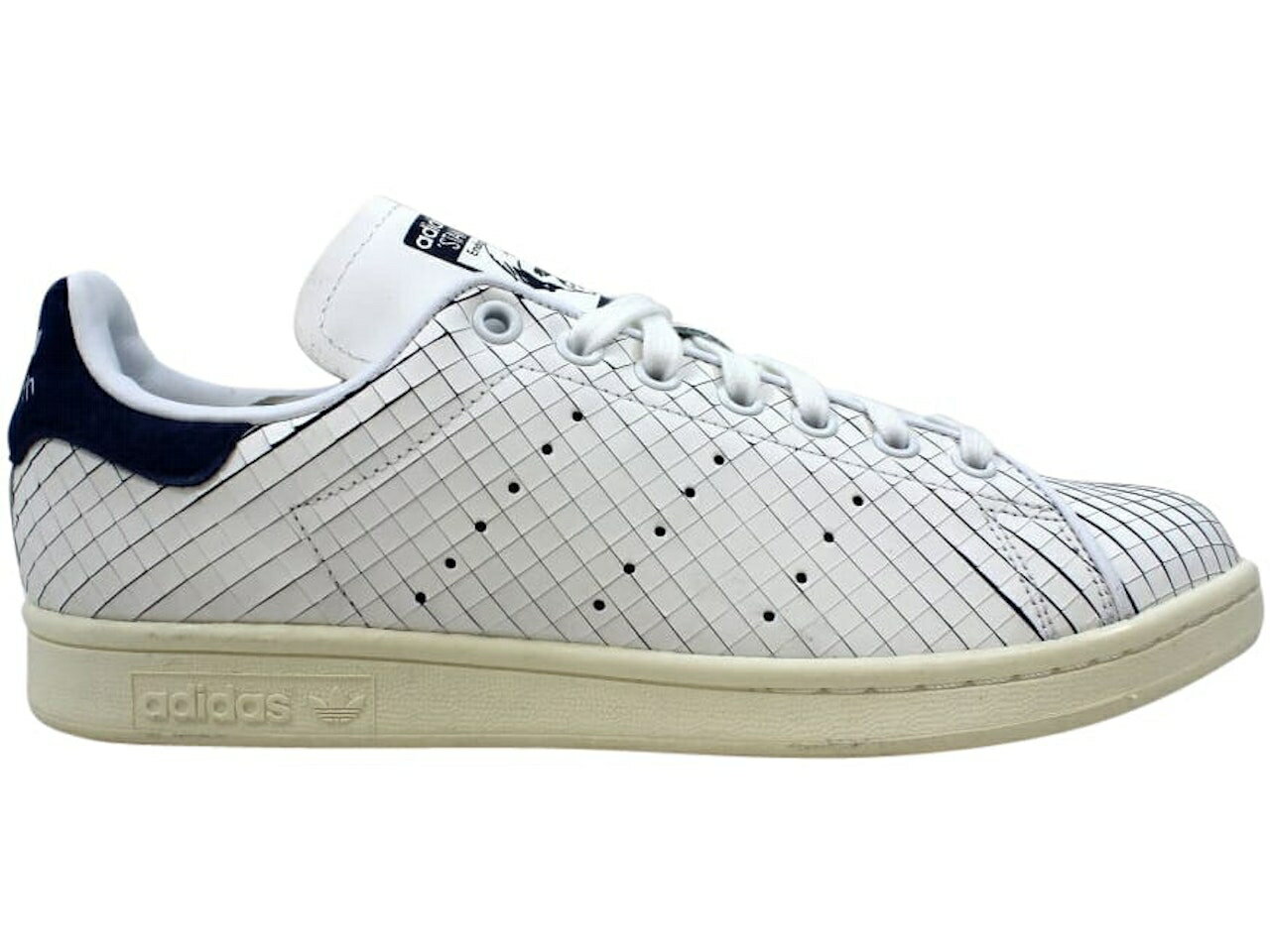 アディダス ADIDAS 白色 ホワイト 紺色 ネイビー スタンスミス レディース スニーカー 【 W WHITE CON NAVY WOMENS 】