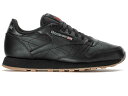 リーボック クラシック レザー 黒色 ブラック スニーカー メンズ 【 REEBOK CLASSIC LEATHER BLACK GUM / 】