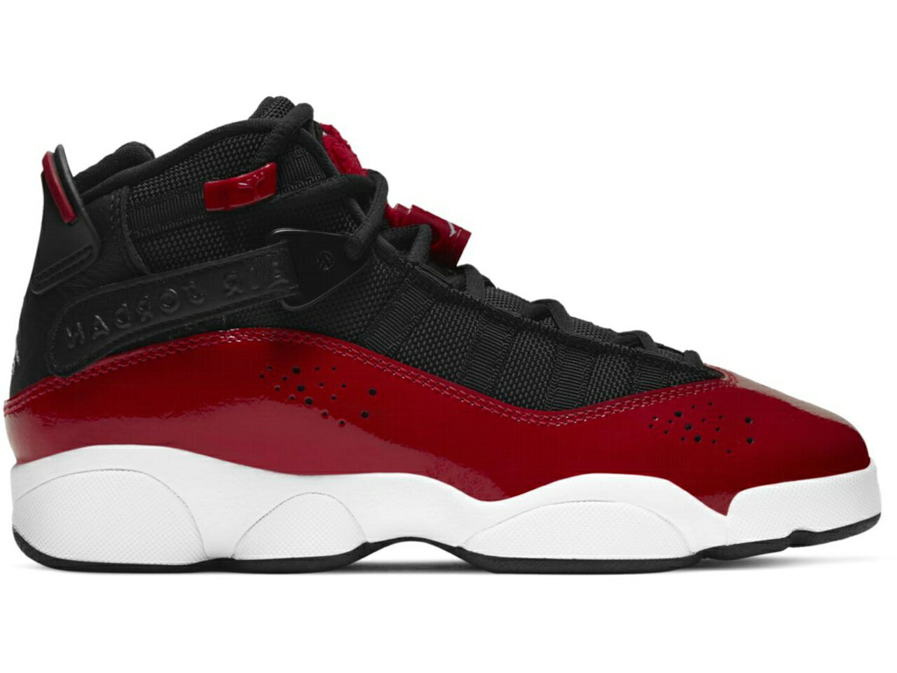 ナイキ ジョーダン JORDAN リング フィットネス 赤 レッド ジュニア キッズ 【 RED 6 RINGS FITNESS GS BLACK WHITE 】