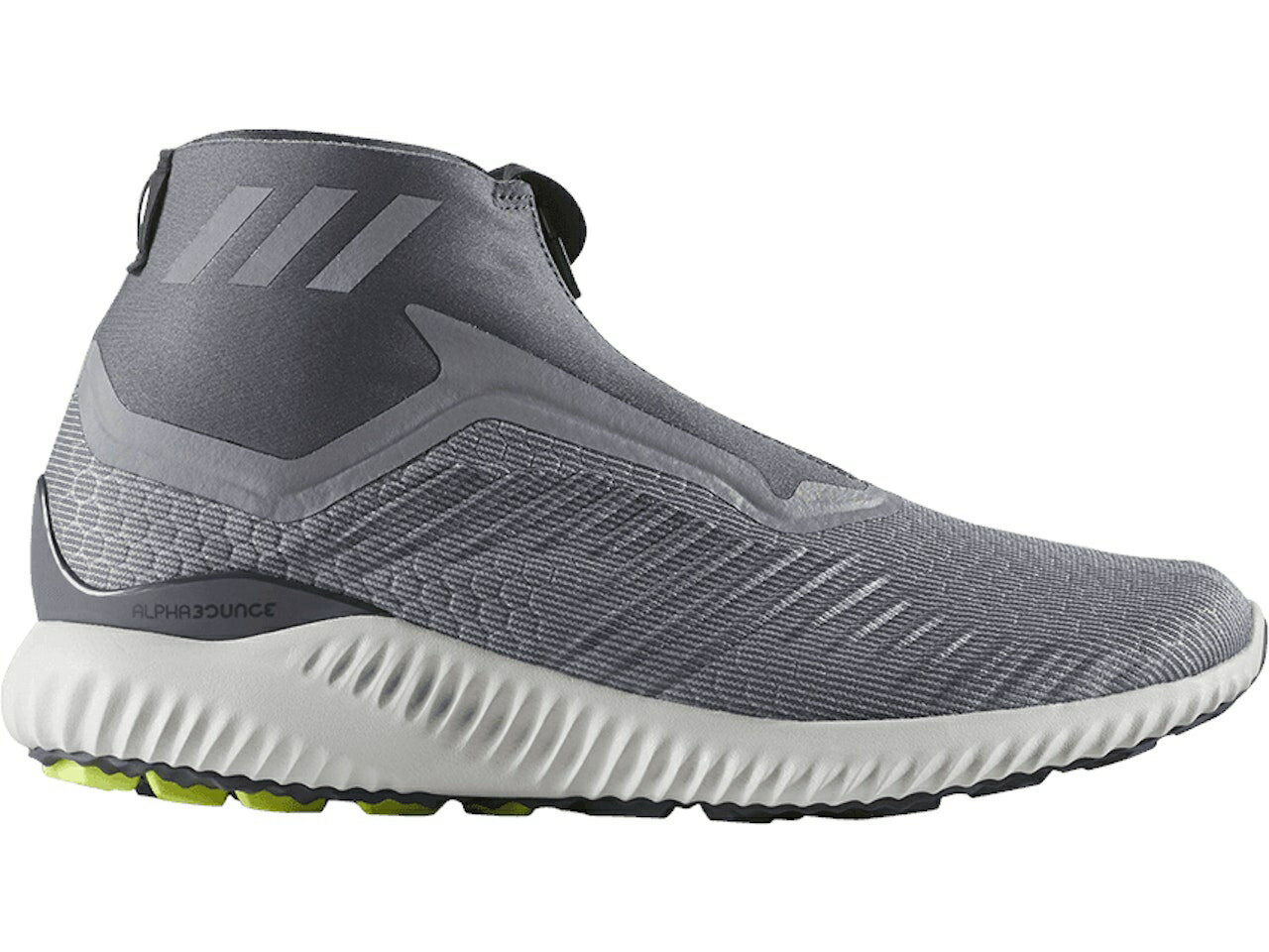 アディダス ミッド 灰色 グレー スニーカー メンズ 【 ADIDAS ALPHABOUNCE MID GREY / GREY GREY GREY 】